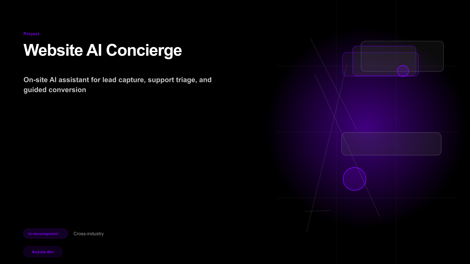 Website AI Concierge project preview